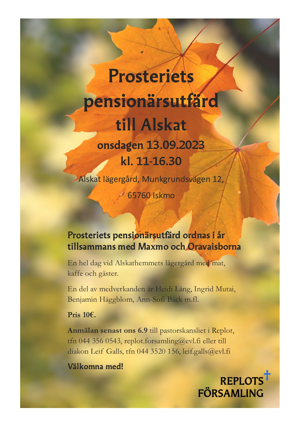 Pensionärsutfärd till Alskat 13.9