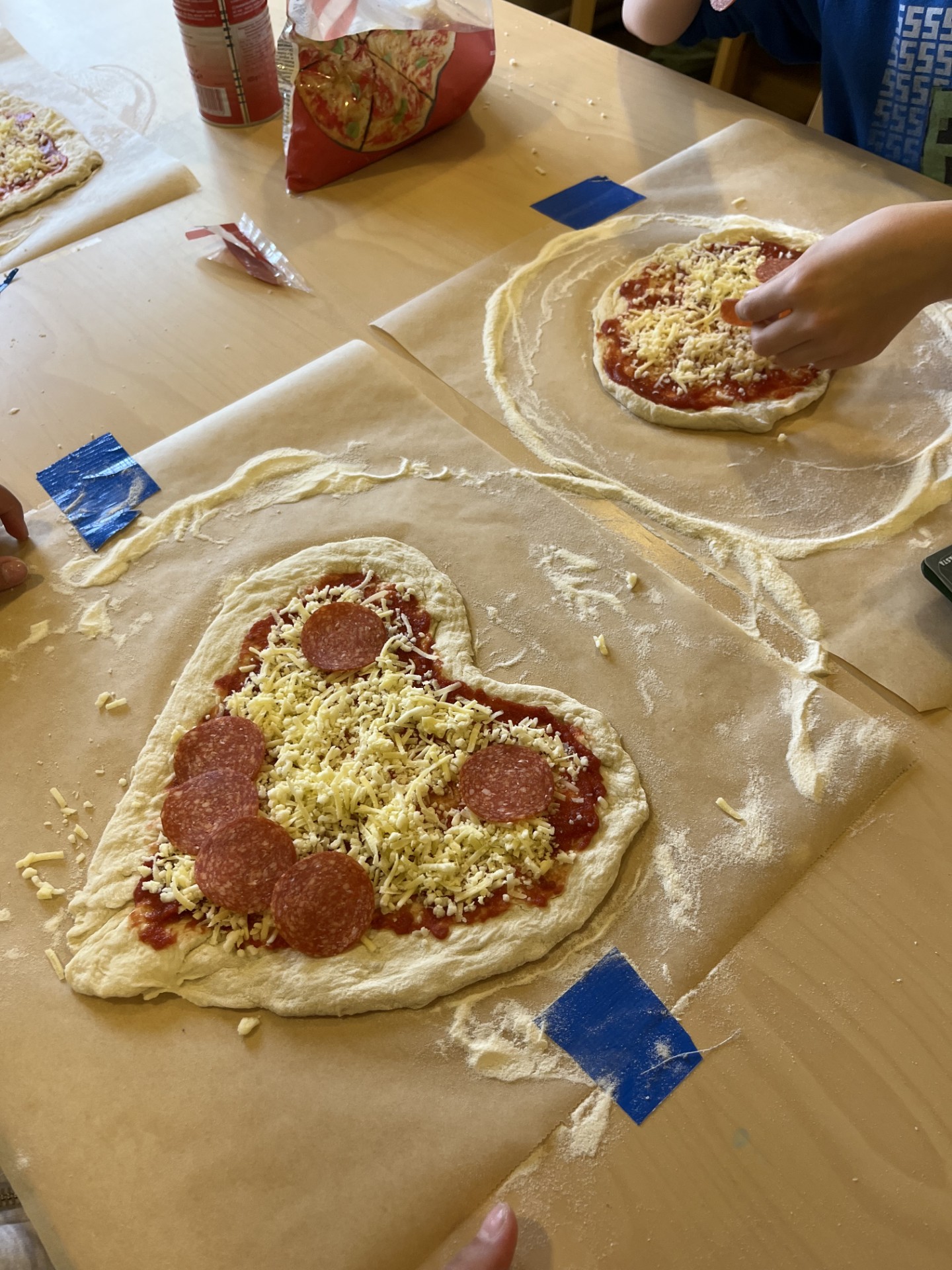 Pizza på bakkursen
